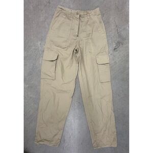 KITH Womenswear Cargo Pants Size 25 Beige Utility Style Streetwear Casual‎